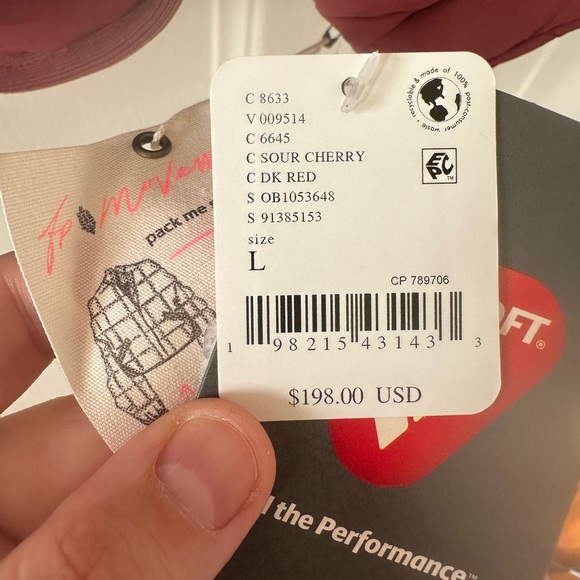 FP Movement by Free People Pippa Packable Puffer in Sour Cherry NEW WITH TAGS - Picture 2 of 4